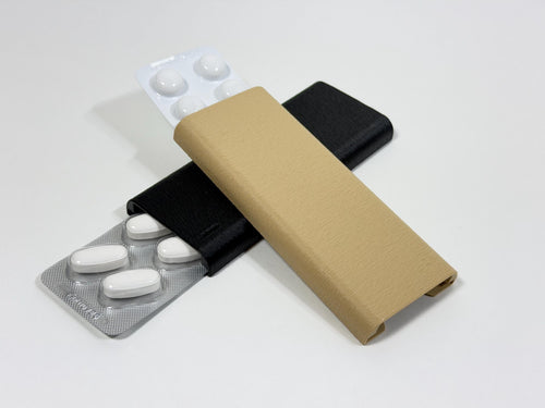 Pill Blister Pack Hard Case - Fits Panadol, Nurofen etc