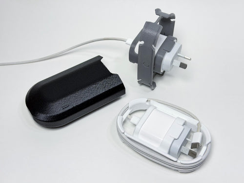 Rotating Charger Case & Cable Organiser for Apple 20W Australian Charger