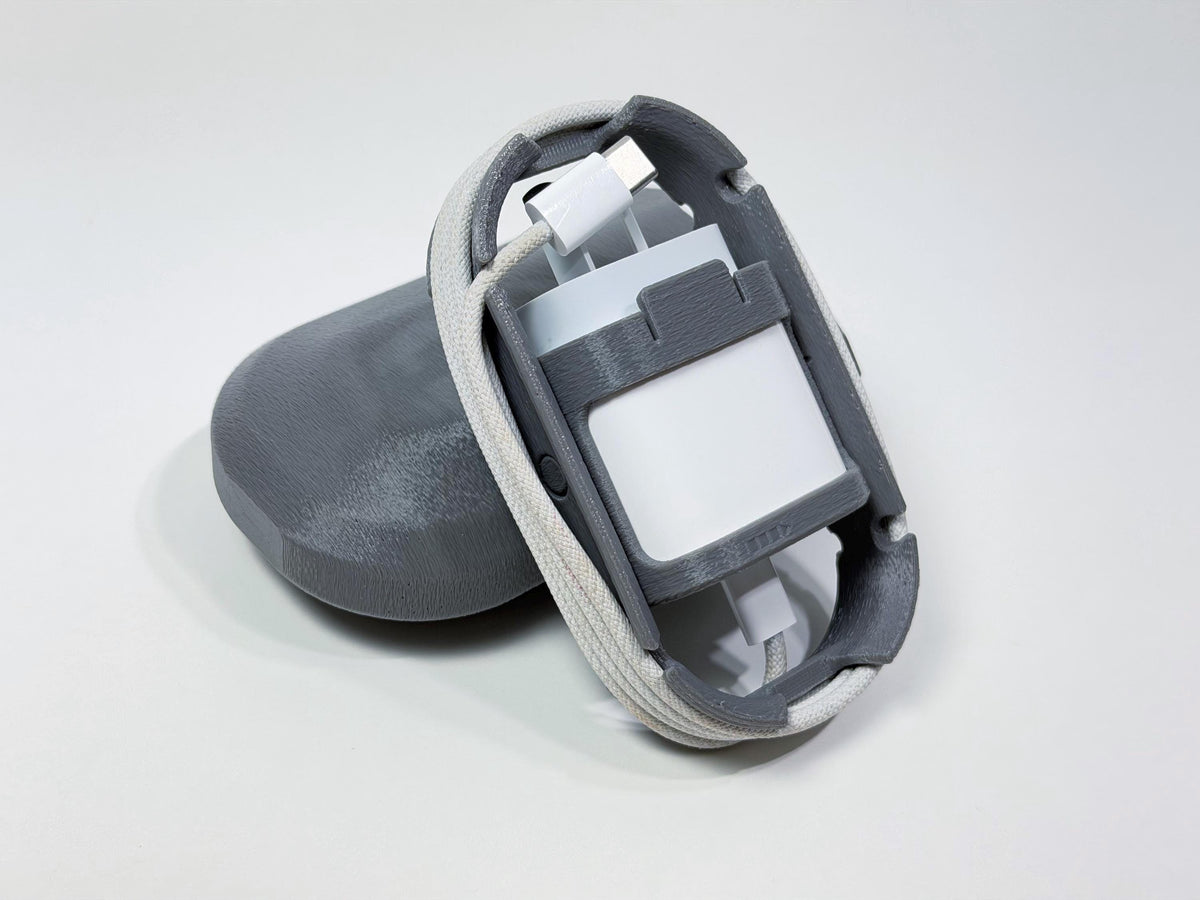 Rotating Charger Case & Cable Organiser for Apple 20W Australian Charger