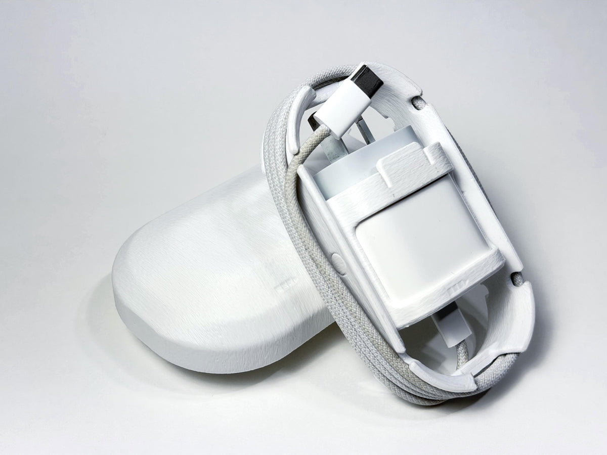 Rotating Charger Case & Cable Organiser for Apple 20W Australian Charger