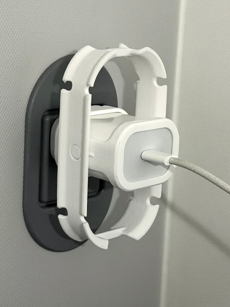 Rotating Charger Case & Cable Organiser for Apple 20W Australian Charger