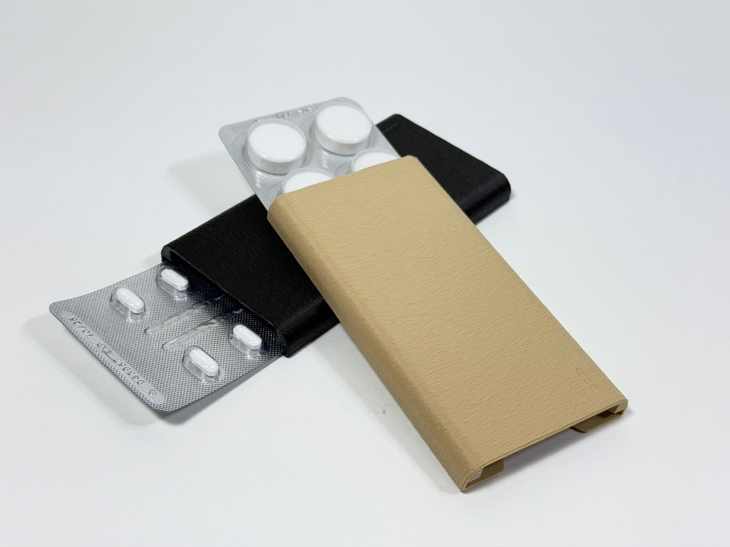 Pill Blister Pack Hard Case - Fits Panadol, Nurofen etc
