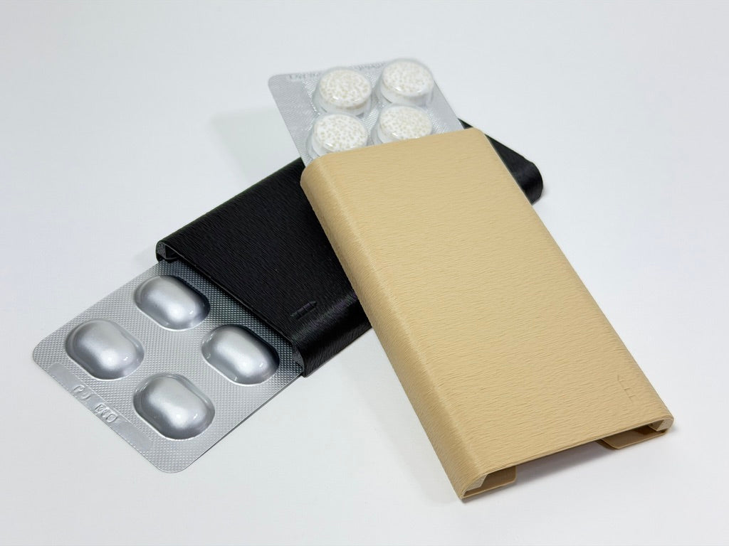 Pill Blister Pack Hard Case - Fits Panadol, Nurofen etc
