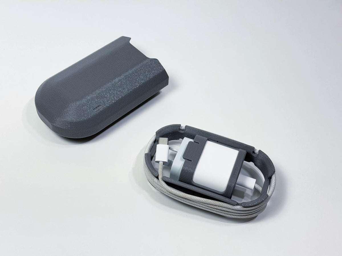 Rotating Charger Case & Cable Organiser for Apple 20W Australian Charger